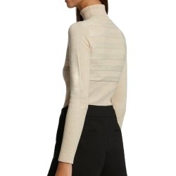 Pull Beige Brillant Rosé Femme Morgan Mentosa