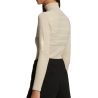 Pull Beige Brillant Rosé Femme Morgan Mentosa