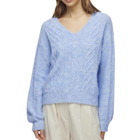 Pull Bleu Femme Vila Sally