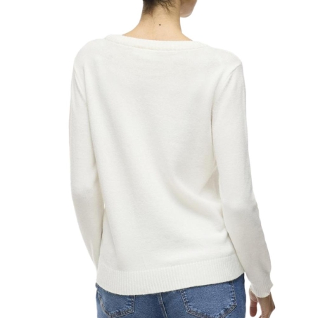 Pull Blanc Femme Vila Viril
