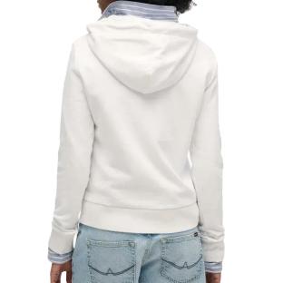 Sweat à Capuche Blanc Femme Superdry Plain Hood