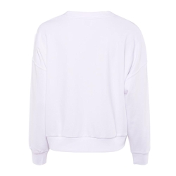 Sweat Blanc/Rose Femme Guess Icon