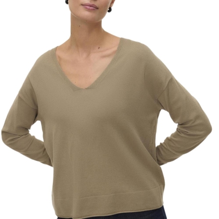 Pull Marron Femme Vero Moda Breezess