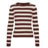 Pull Beige/Rouge Femme Vero Moda Chili