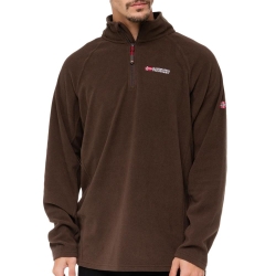 Veste Polaire 1/4 de Zip Marron Homme Geographical Norway Men 233