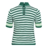 Pull à Rayures Vert/Blanc Femme Object Danya