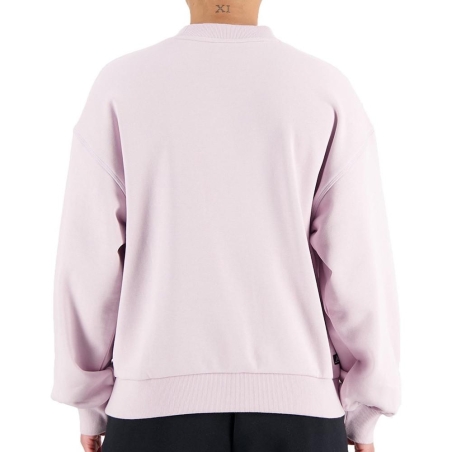 Sweat Mauve Femme New Balance Essentials French Terry