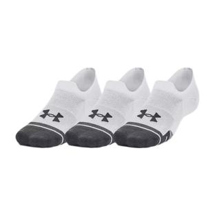 Lot de 3 Paires de Chaussettes Blanc/Gris Mixte Under Armour Ua Performance Tech 3