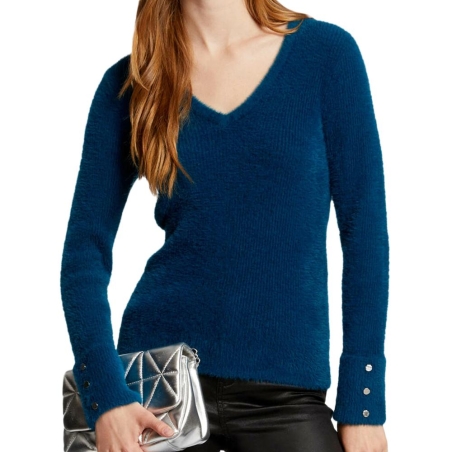 Pull Bleu Femme Morgan Moove