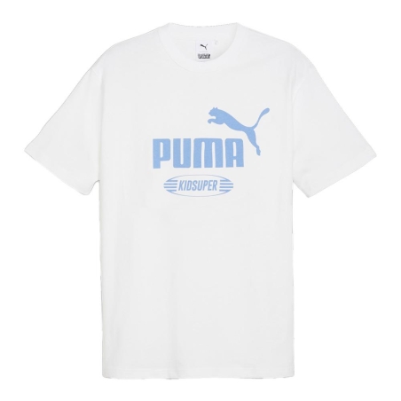 T-Shirt Blanc/Bleu Homme Puma X Kidsuper
