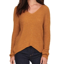 Pull Orange Femme Jacqueline de Yong MEGAN
