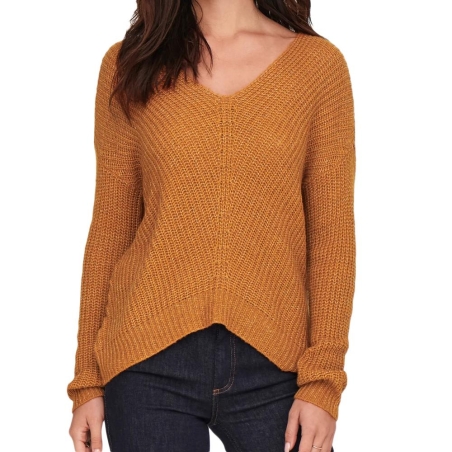 Pull Orange Femme Jacqueline de Yong MEGAN