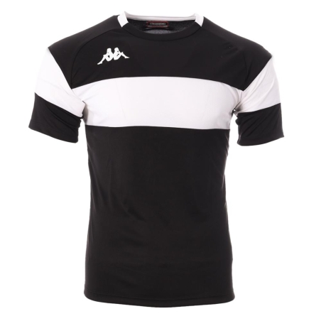 T-Shirt de Sport Noir/Blanc Homme Kappa Dareto 33133WWJR
