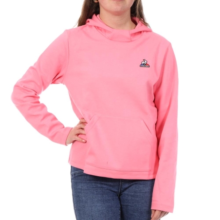 Sweat à Capuche Rose Femme Le Coq Sportif Hoody N°9