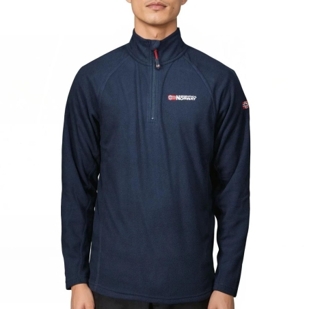 Veste Polaire 1/4 de Zip Marine Homme Geographical Norway Men 233