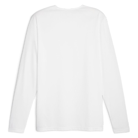 T-Shirt Manches Longues Blanc Homme Puma Hoops Team