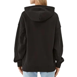 Sweat Noir Femme Converse Wordmark