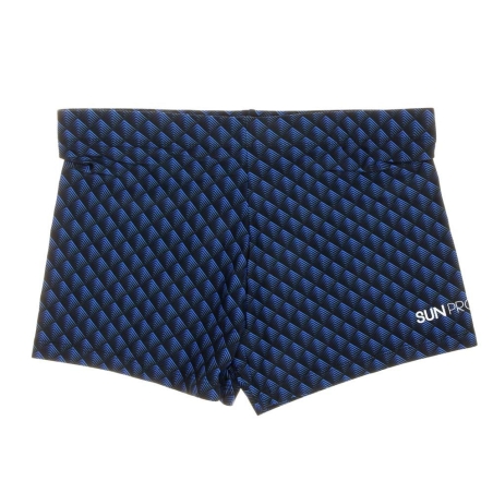 Boxer de bain Imprimée Noir/Bleu Homme Sun project 3080