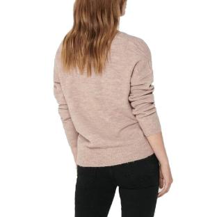 Pull rose femme Jacqueline de Yong Elanora L/S V-Neck