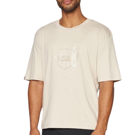 T-Shirt Beige Homme Umbro Crest