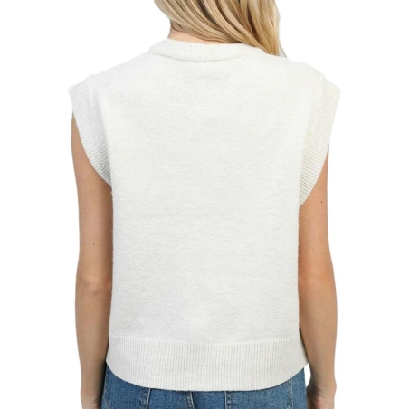 Gilet Ecru Femme An'ge Lucie