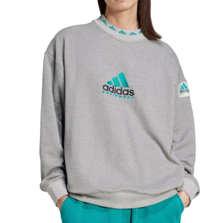 Sweat Gris Femme Adidas JP0190