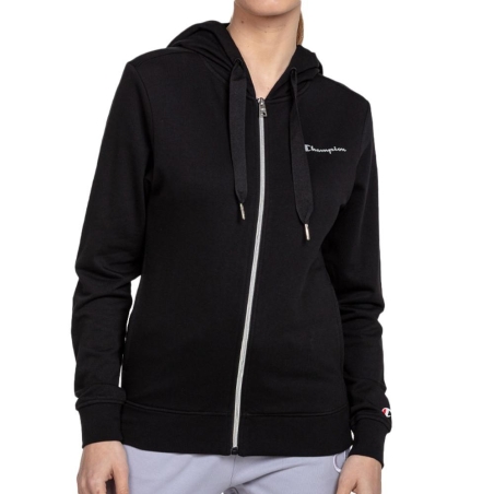 Sweat Zippée Noir Femme Champion Lady CLabel