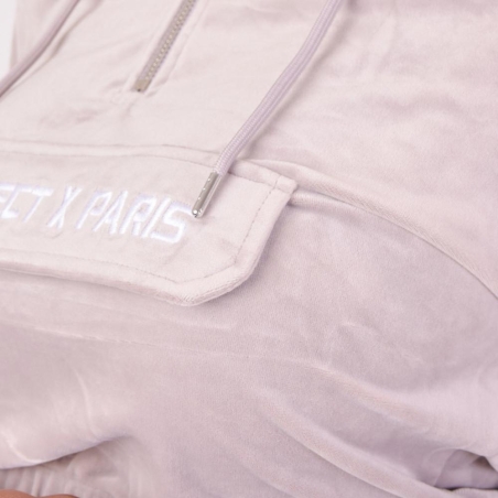 Sweat à Capuche Gris Femme Project X Paris