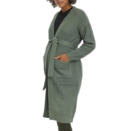 Gilet Kaki Femme Vero Moda Marternity Belted