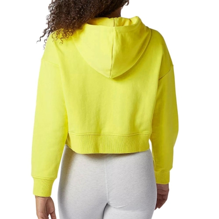 Sweat zippé Jaune Femme New Balance Essential