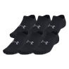 Lot de 3 Paires de Chaussettes Noires Mixte Under Armour Unisex