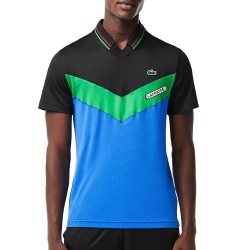 Polo Noir Homme Lacoste Tennis x Daniil Medvedev
