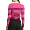 Pull Noir/Rose Femme Morgan Jauge