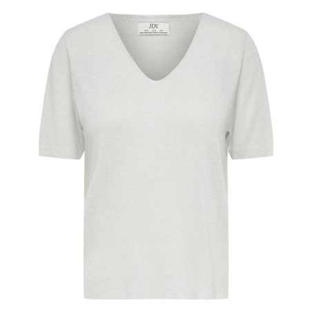 T-Shirt Gris Perle Femme JDY Laya