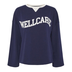 Sweat Marine Femme Pieces Andrea