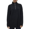Pull 1/4 Zip Noir Femme Vero Moda Mili