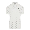 Polo de Golf Blanc Homme Lacoste regular fit protection UV