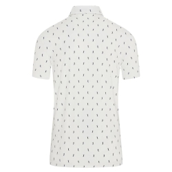 Polo de Golf Blanc Homme Lacoste regular fit protection UV