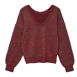Pull Rouge Femme Vero Moda Mellie