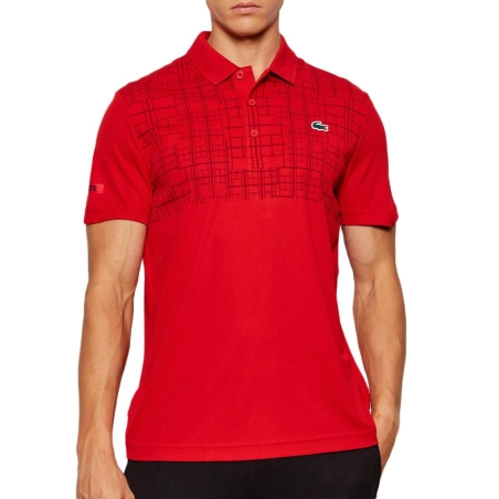 Polo Rouge Homme Lacoste Polo Lacoste X Novak Djokovic