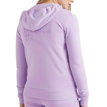 Sweat Zippé à capuche Violet Femme O'Neill Circle Surfer