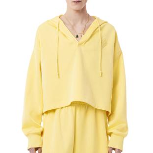 Sweat Jaune Femme Lacoste Runway Oversized
