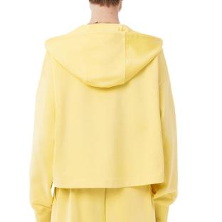 Sweat Jaune Femme Lacoste Runway Oversized