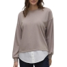 Sweat Beige Femme Vero Moda Yoyo