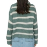 Pull à Rayures Vert Femme JDY Stripe