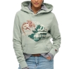 Sweat Vert Femme Superdry Tokyo