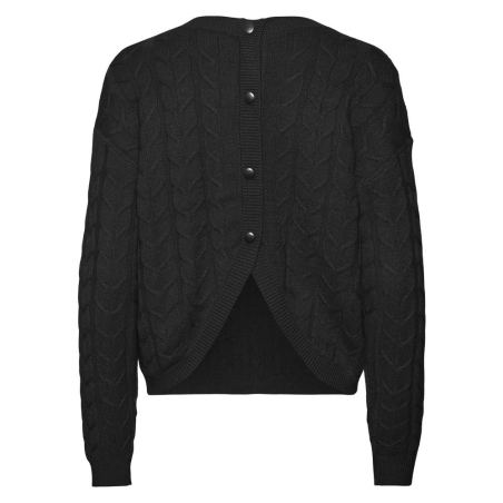 Pull Noir Femme Vero Moda Tilda
