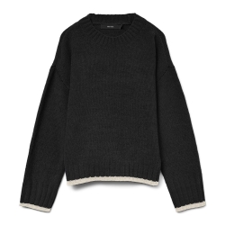 Pull Noir Femme Vero Moda Hadow