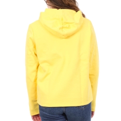 Sweat à Capuche Jaune Femme Le Coq Sportif Hoody N°9