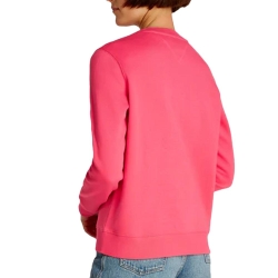 Sweat Rose Femme Tommy Hilfiger Flag Crew
